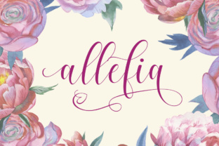 Allefia: A Modern Script Font for Elegant Branding