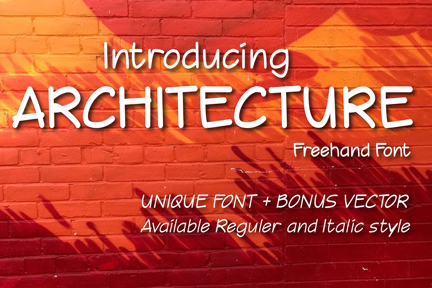 Architecture Font: The Handwritten Typeface for Bold Marketing