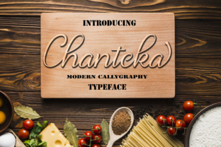 Chanteka Font: A Handwritten Typeface for Polished Branding