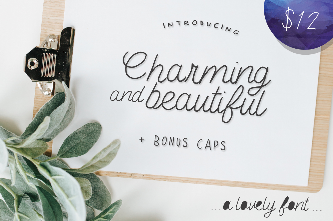 Charming Beautiful Font Review for Web Designers