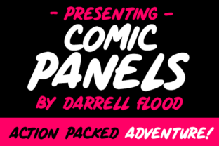 Comic Panels: A Handwritten Typeface for Bold Branding