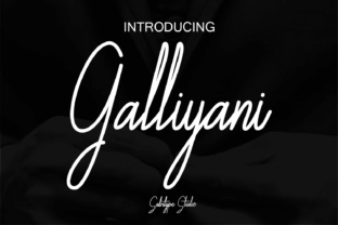 Galliyani: A Bold Script for Modern Brand Identity