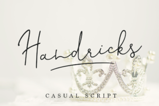 Handricks: A Bold Script for Modern Brand Identity