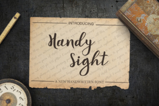 Handy Sight: A Modern Script Font for Editorial Design