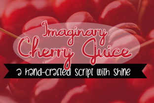 Imaginary Cherry Juice: A Sweet Script Font for Branding