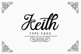 Keith: A Versatile Script Font for Modern Web Design