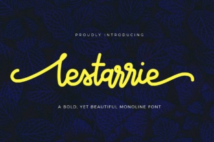 Lestarrie: The Modern Script Font for Small Business Branding