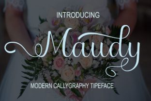 Maudy: A Handwritten Font for Authentic Branding