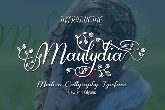 Maulydia: A Bouncy Script Font for Modern Web Design
