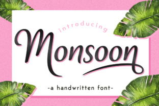 Monsoon Font Review: A Tropical Script for Brand Identity