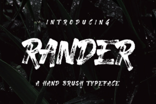 Rander: A Modern Handwritten Font for Web Design