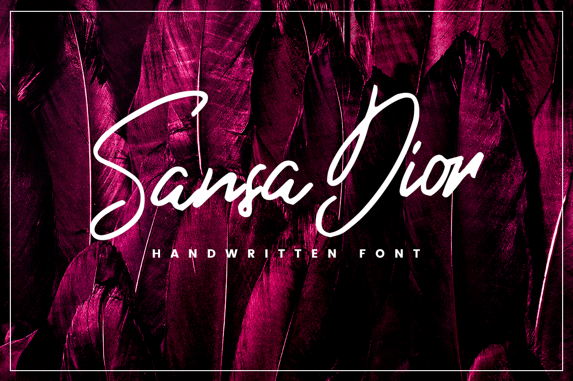 Sansa Dior: A Confident Script Font for Web Design
