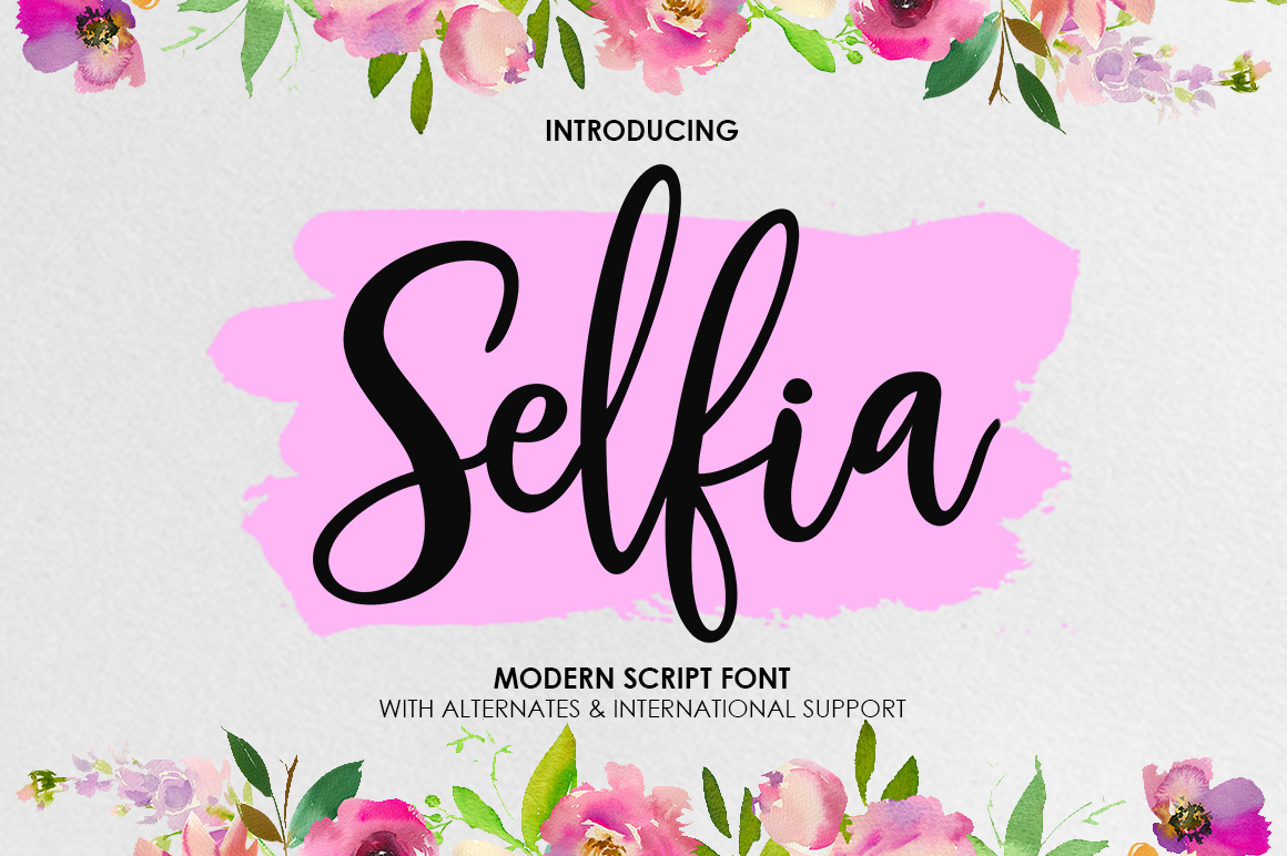 Selfia Font Review: A Modern Script for Web Design