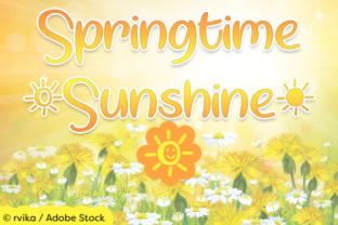 Springtime Sunshine: A Handwritten Font for Modern Web Design