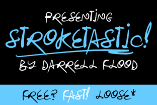 Stroketastic: A Bold Handwritten Font for Web Headers