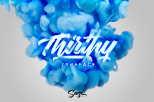 Thirthy: A Bold Handwritten Typeface for Editorial Impact