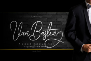 Van Basten: A Modern Script Font for Small Business Branding